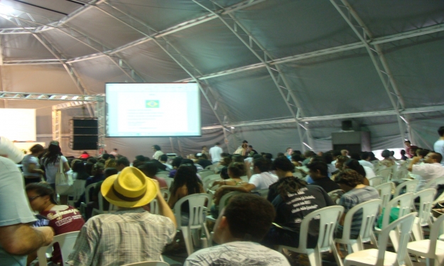 Vista parcial do evento