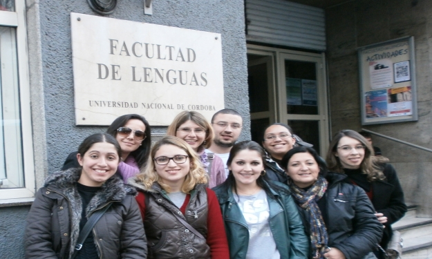 Graduandos e professoras de Letras da FURG em Córdoba