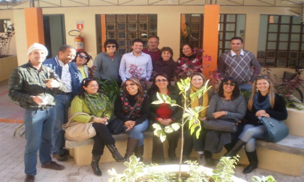 Equipe do Sib no campus da FURG em São Lourenço do Sul