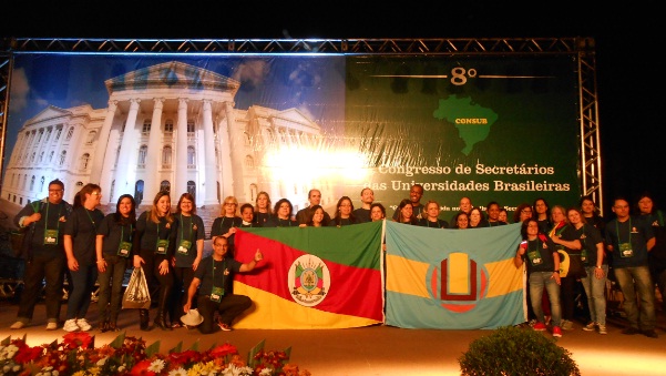 Delegação da FURG em Curitiba durante o 8º Consub