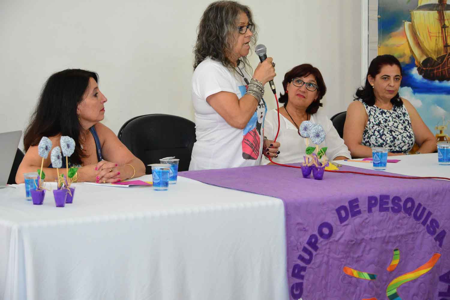 Maria de Lourdes Lose apresentou os números da violência contra a mulher, no município.